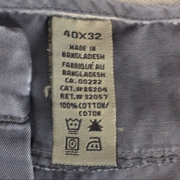 Retreat Gray Jeans Mens 40 X 32 Cotton Relaxed Fit - Picture 5 of 10